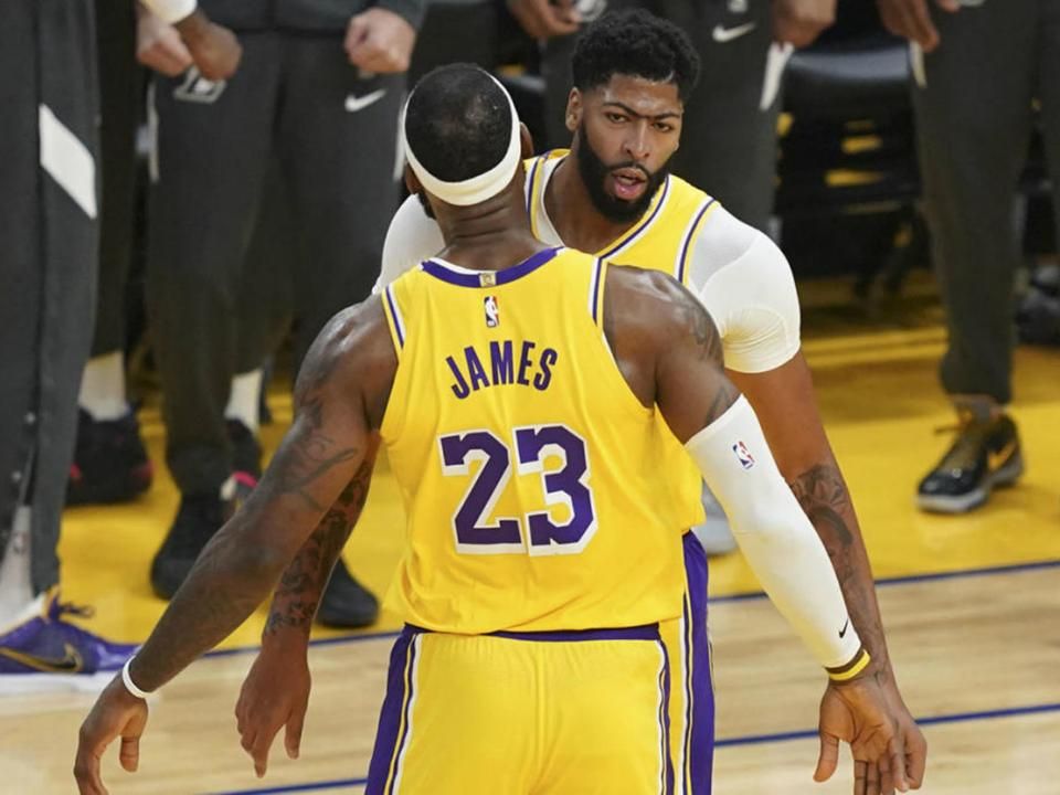 Bennük a Lakers minden bizodalma: LeBron James és Anthony Davis új szuperduója (Fotó: Reuters)