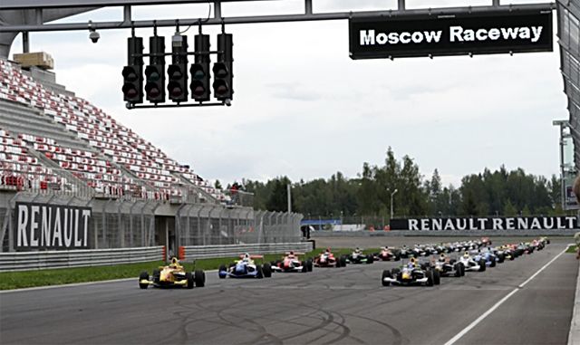 A szombati rajt pillanata (Fotó: moscowraceway.com)