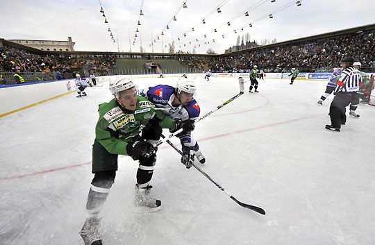 Remek hangulat és izgalmas mérkőzés jellemezte a Winter Classic-et (fotó: Mirkó István)