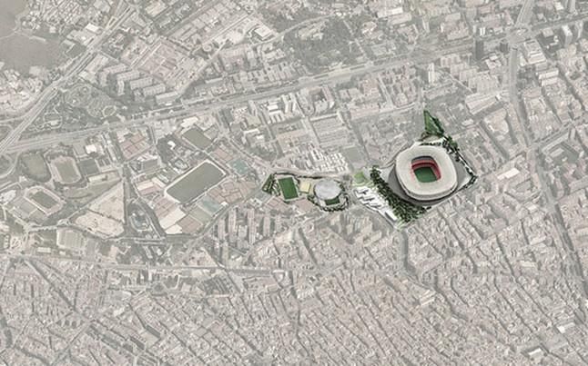 A Camp Nou és a környezete is átalakul (forrás: sport.es)