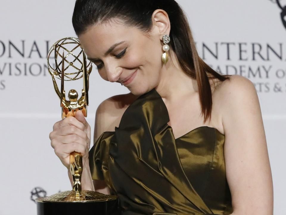 A Nemzetközi Emmy-díj 47 éves története során először jutalmaztak magyar művészt, a legjobb színésznő díját Gera Marina érdemelte ki az Örök tél című filmben nyújtott alakításáért (FOTÓ: DÖMÖTÖR CSABA)