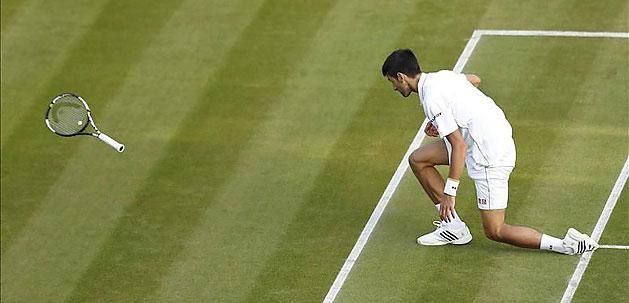 Novak Djokovicsnak nehéz napja volt (Fotó: Reuters)