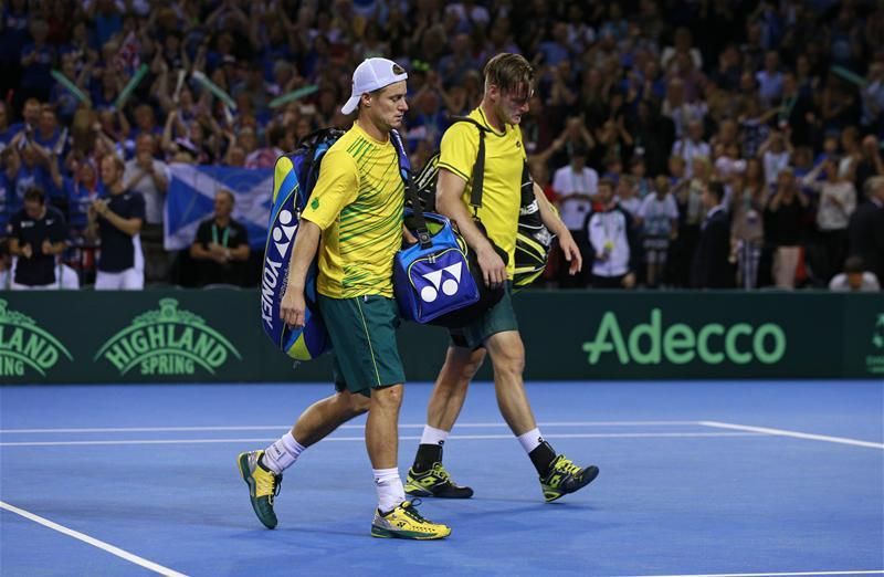 Wimbledon és a US Open után a Davis-kupában is
ötszettes Hewitt-búcsú? (Fotó: Action Images)