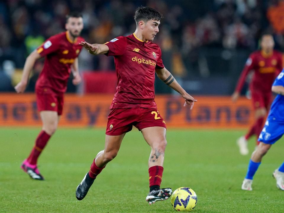 Paulo Dybala két gólpasszal főszerepet játszott a Roma győzelmében (Fotó: AFP)