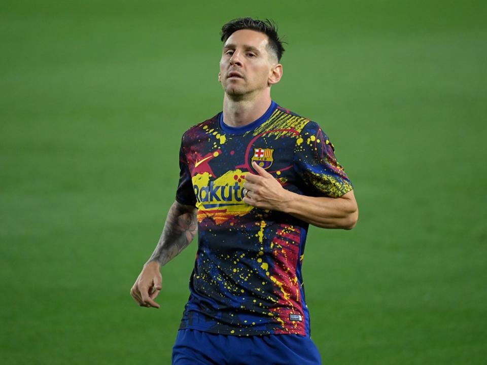 Lionel Messi egyelőre megszakította a hosszabbításról szóló tárgyalásokat egy spanyol rádióadó szerint (Fotó: AFP)