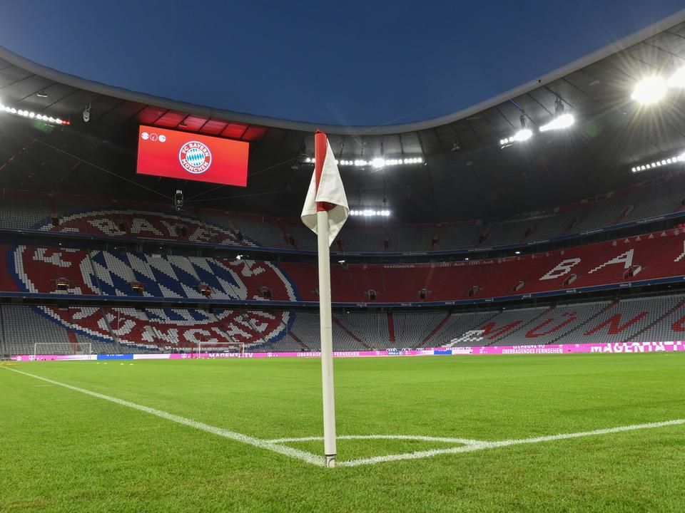 A 2020–21-es Bundesliga-idény üres lelátók előtt kezdődik meg az Allianz Arenában (Fotó: AFP)