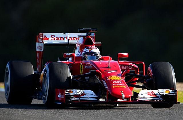 Räikkönen szerdán sem leplezi a Ferrari erejét