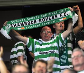 A Shamrock Rovers 17. alkalommal ünnepelhetett bajnokságot