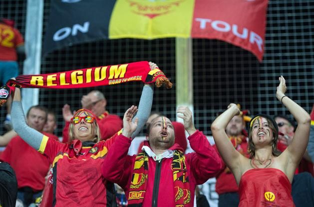 A belga válogatott 2000 után ismét Európa-bajnokságon szerepelhet (Fotó: AFP)