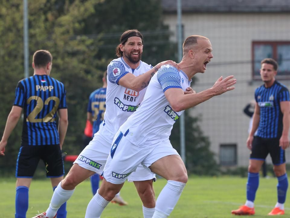 Daru szerezte a Misleny első gólját (Fotó: Löffler Péter/Dunántúli Napló)