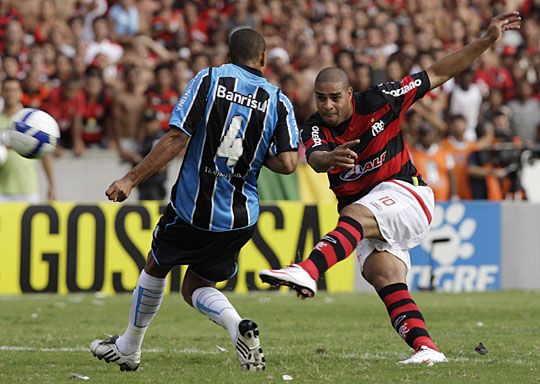 Adriano és a Flamengo bajnok lett (Fotó: Reuters)