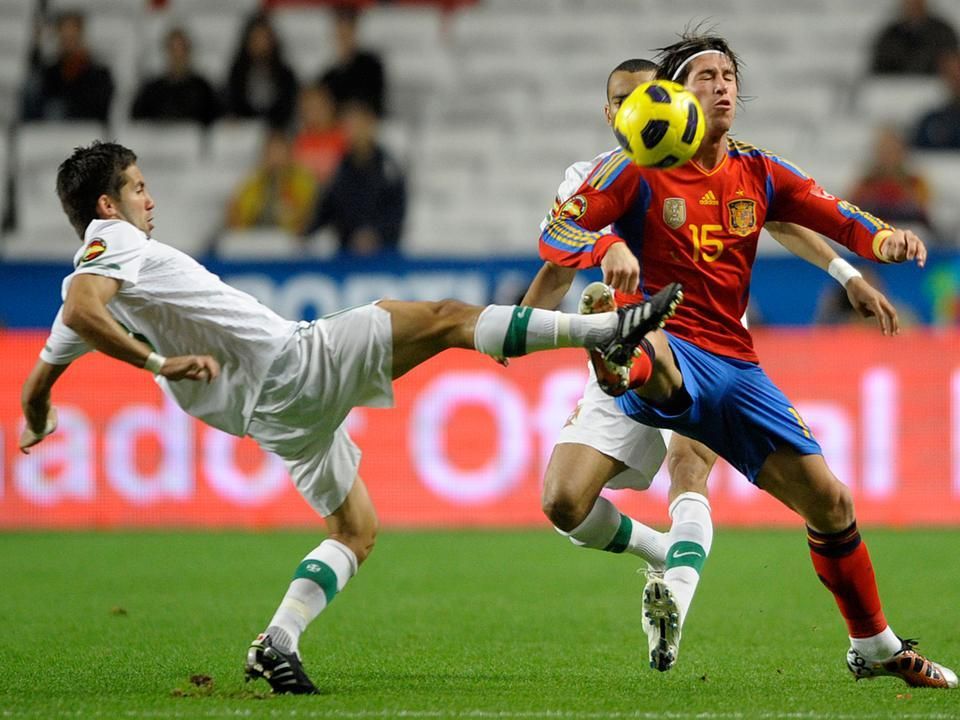 A portugálok tíz éve 4–0-ra verték az akkor Európa-bajnoki címvédő spanyolokat (Fotó: AFP)