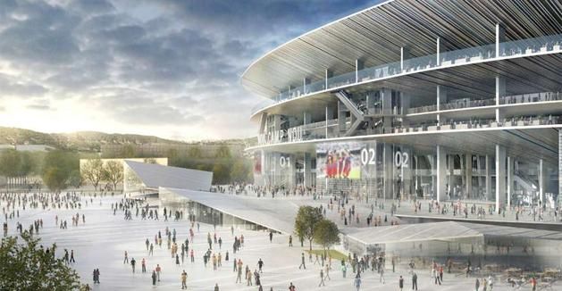 Az új Camp Nou így fog kinézni