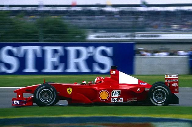 2000: Ferrari, 17 futam, 9 győzelem, 108 pont (világbajnok)