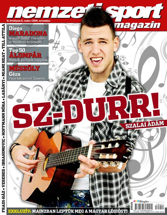 A Nemzeti Sport Magazin novemberi címlapja