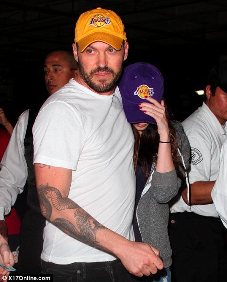 Megan Fox és férje, Brian Austin Green(Fotó: Daily Mail)