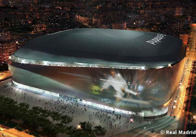 Az újjáépülő Santiago Bernabéu Stadion végleges tervei (Forrás: facebook.com/RealMadrid)