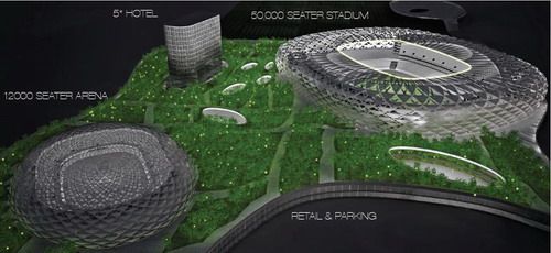 Az új stadion terve