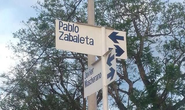 El Chanar, ahol az utcák a vb-ezüstérmes argentin válogatott tagjainak nevét viselik (Fotó: Twitter)