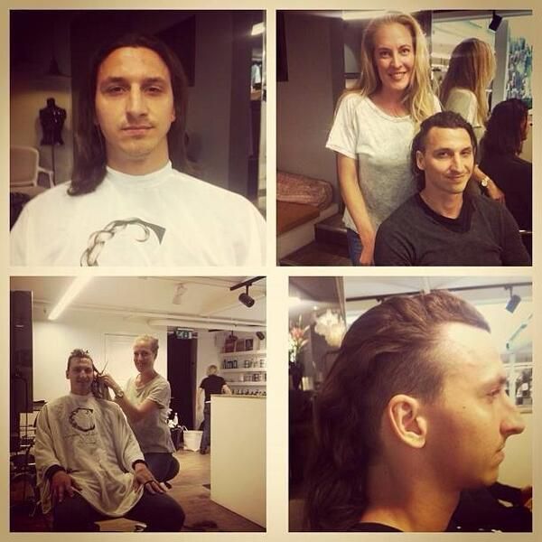 Zlatan biztos jó vendég, aki nem szól bele a kisasszony munkájába (Forrás: Instagram)