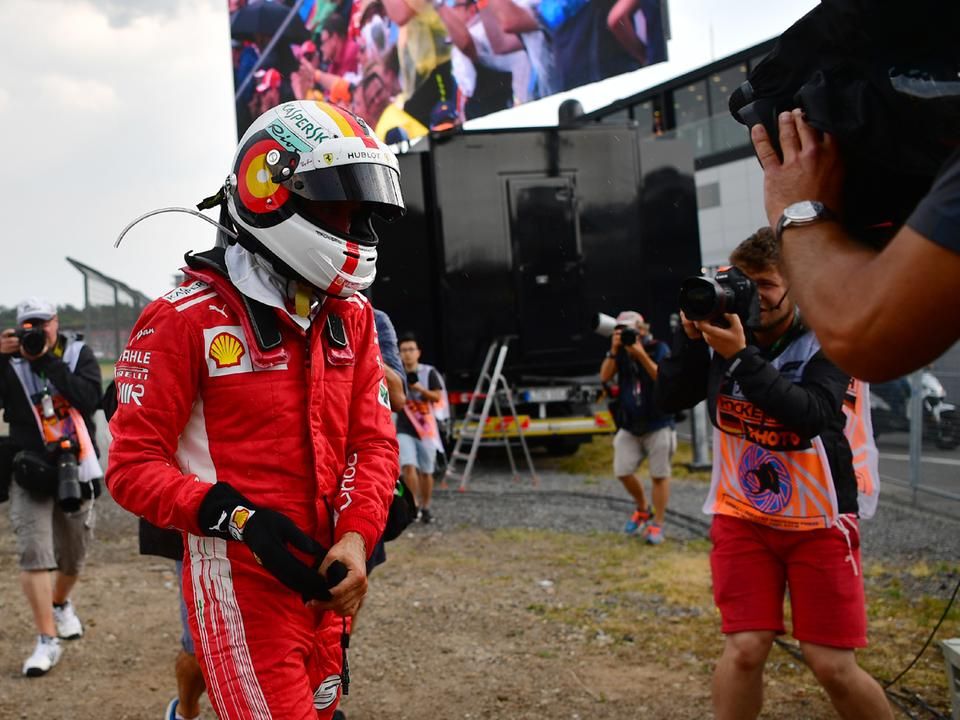 Vettel Németországban hibázott, míg Hamilton vert helyzetből nyert (Fotó: AFP)
