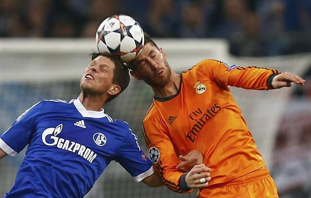 Huntelaar és Sergio Ramos fejpárbaja