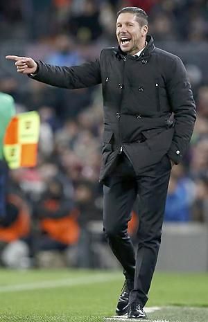 Diego Simeone, az Atlético hadvezére (Fotó: Reuters)