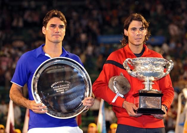 2009-ben Nadal megverte Fedrert a melbourne-i döntőben (Fotó: archív)