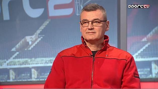 Gyurka János a Sport TV stúdiójában (Fotó: Sport TV)