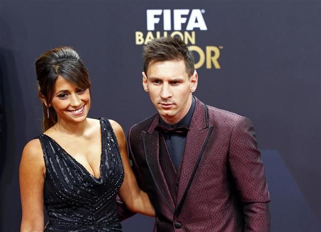 Messi az Aranylabda-gálákon szeret feltűnőt villantani (Fotó: Reuters)