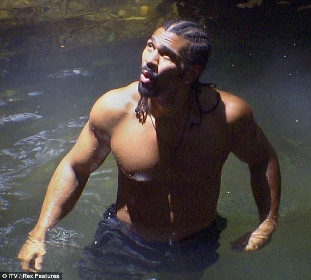 Haye a dzsungelben is jól tartja magát (Fotó: Daily Mail)