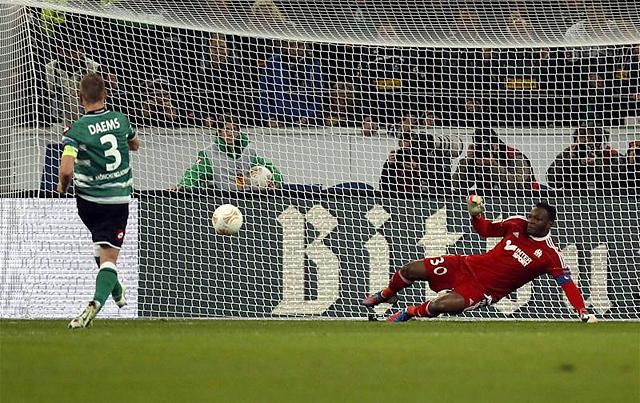 A Mönchengladbach első gólját Filip Daems szerezte büntetőből