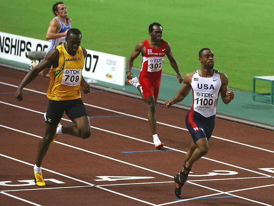 A 2007-es oszakai világbajnokságon még kikapott az amerikai Tyson Gaytől 200 méteren (Fotó: Getty Images)