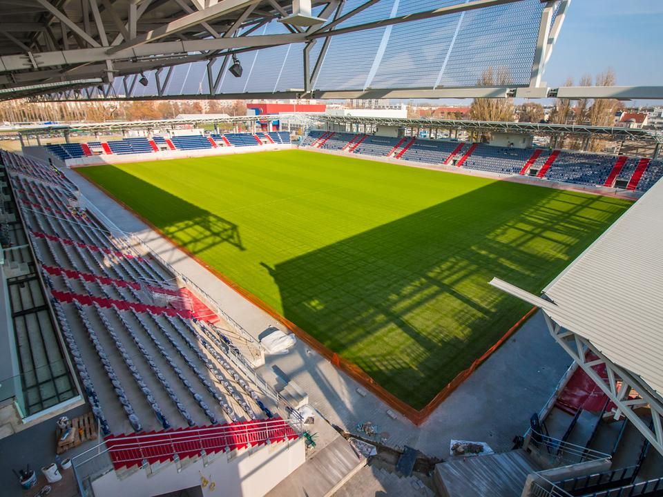 Így áll az új Illovszky-stadion (Fotó: vasassc.hu)