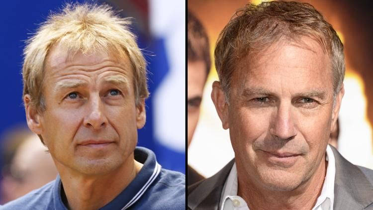 Jürgen Klinsmann és Kevin Costner (forrás: hollywoodreporter.com)