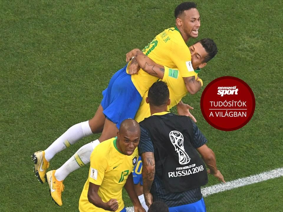 Neymar góllal és gólpasszal járult hozzá a brazilok sikeréhez (Fotó: AFP)