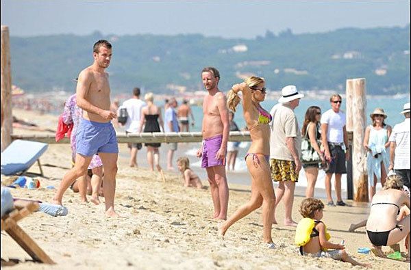 Rafael és Sylvie van der Vaart Saint-Tropez-ban (Fotók: nieuwsblad.be)