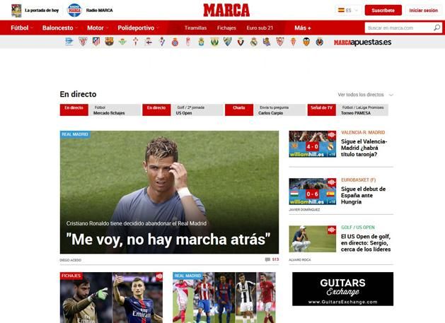 „Elhagyom Madridot, nincs visszaút” (Fotó: Marca)
