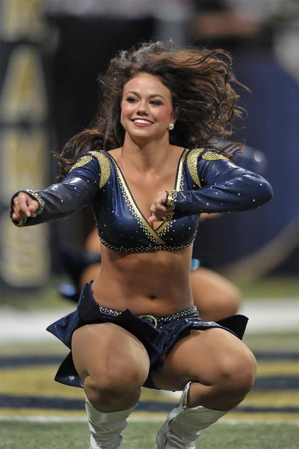 A St. Louis Rams lányai (Forrás: stlouisrams.com/cheerleaders/index.html)