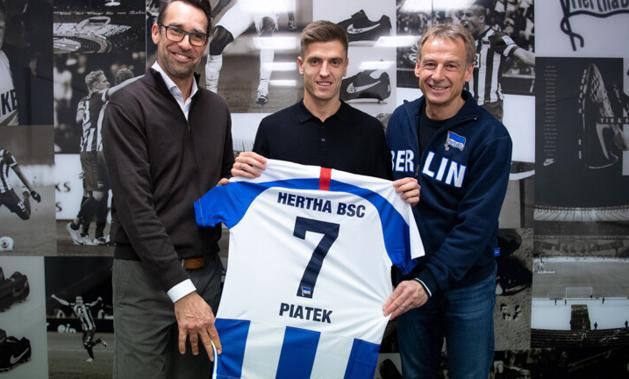 Preetz és Piatek még bizonyíthat a Herthánál, Klinsmann azonban már nem Fotó: Hertha BSC