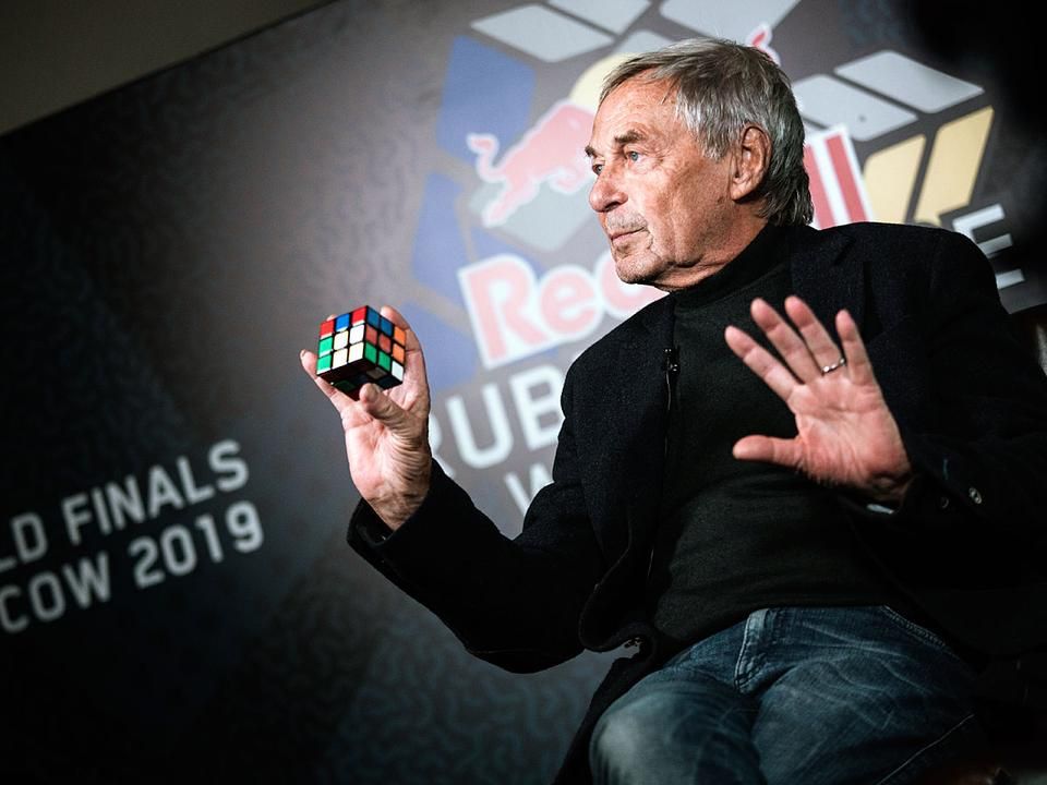 Rubik Ernő is részt vett a moszkvai eseményen (Fotó: Red Bull Contentpool)