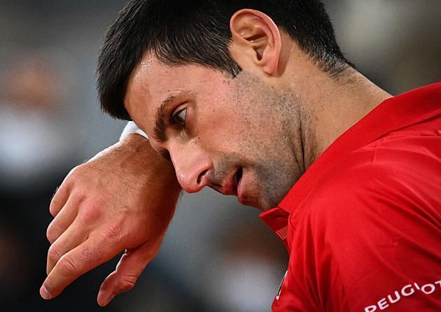 Novak Djokovics (Fotó: AFP)