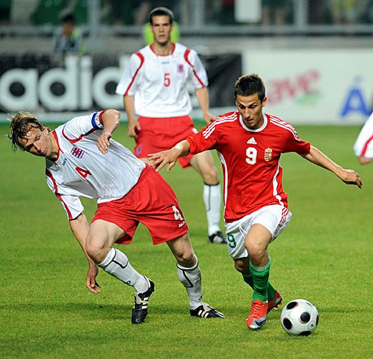 Az AEK Athén elengedi Némethet (jobbra) a vb-re, így az ő neve is szerepel Egervári Sándor keretében (Fotó: Németh Ferenc)