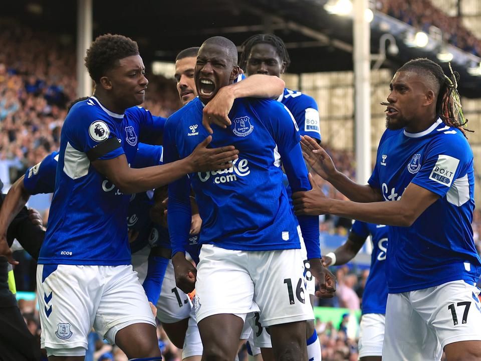 Abdoulaye Doucoure (16) gólja egy újabb évnyi PL-tagságot ért az Evertonnak
