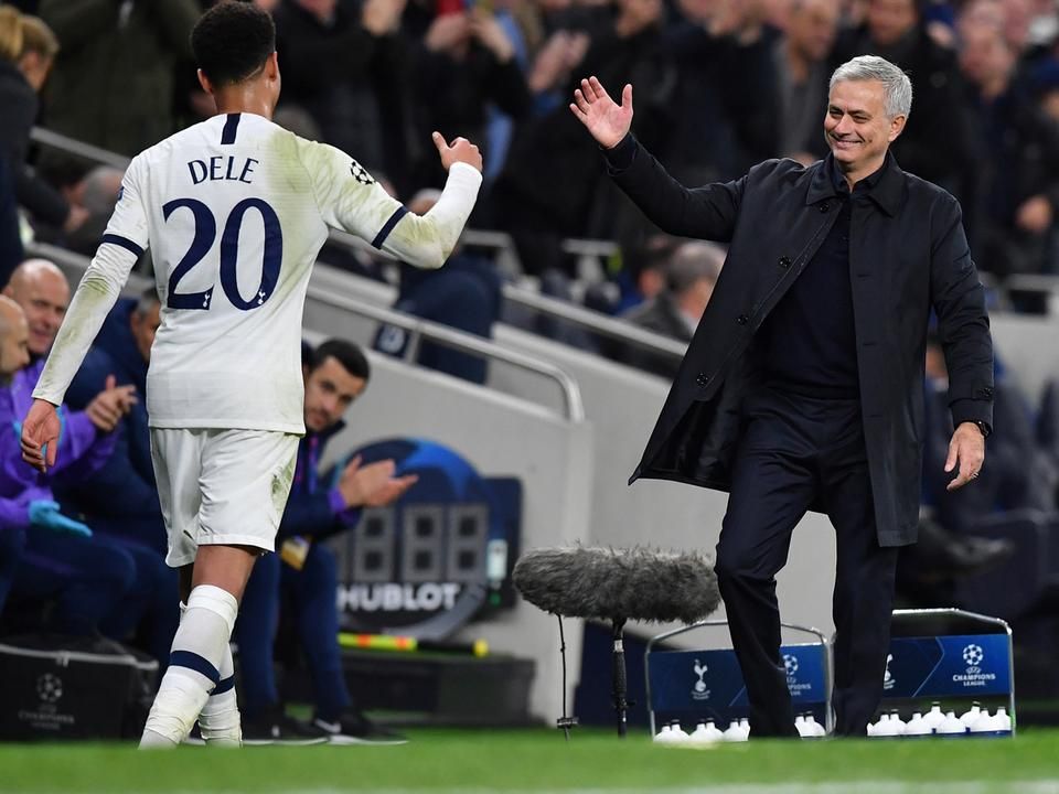 Ha a Tottenham nyer este, Mourinho történelmet ír (Fotó: AFP)