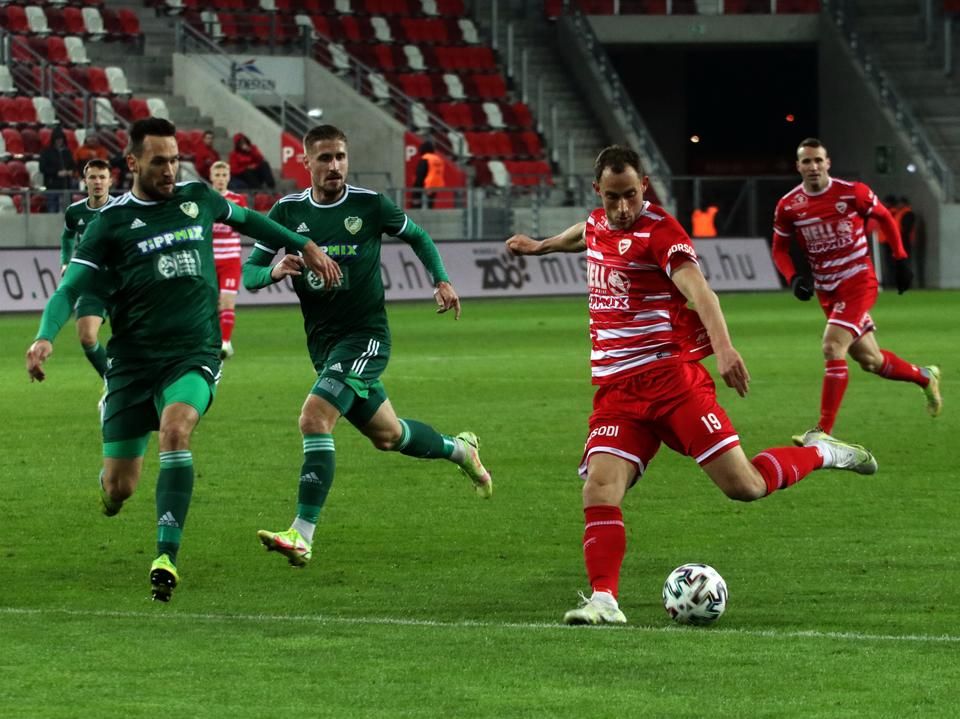 Eppel szerezte a DVTK második gólját a meccsen (Fotó: Észak-Magyarország/Vajda János)