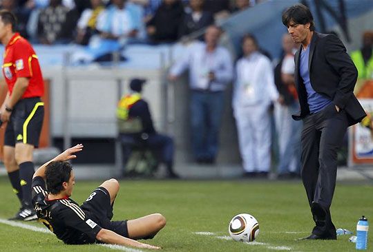 Joachim Löw (jobbra) szerint edzésen már nyújtottak hibátlant játékosai (fotó: Action Images)