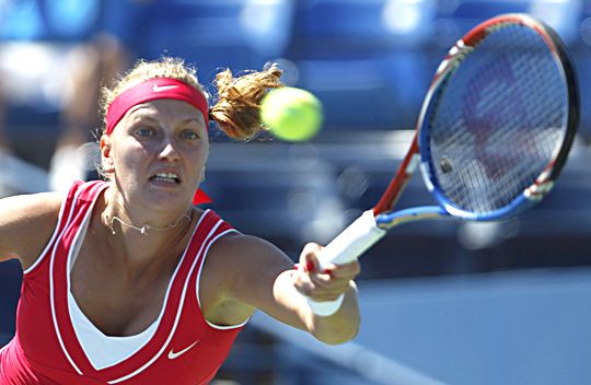 Petra Kvitová nem a wimbledoni formáját idézte (Fotó: Reuters)