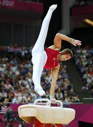 Berki Krisztián aranyérmes lólengése a londoni olimpián