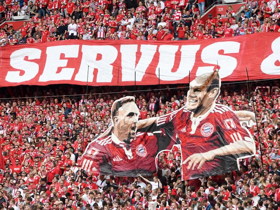 Ribéry és Robben is góllal búcsúzott Münchentől (Fotó: AFP)